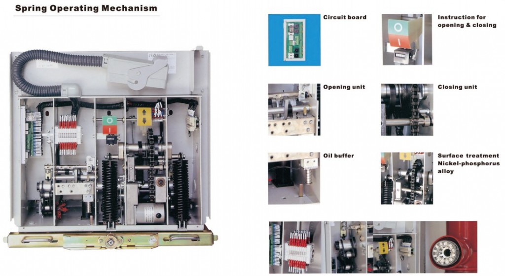 details VSG1-12 indoor AC Solid-Encapsulated high voltage vacuum circuit breaker for switchgear 12kV