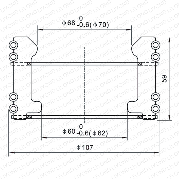 Tulip round contact for vacuum circuit breaker LYA112